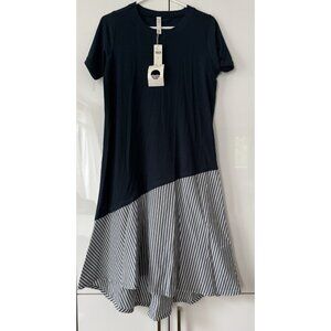 NWT Size XS - Anthropologie 100% Cotton Twofer Midi Dress (NWT US$ 98)